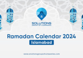 Ramadan calendar 2024, Islamabad
