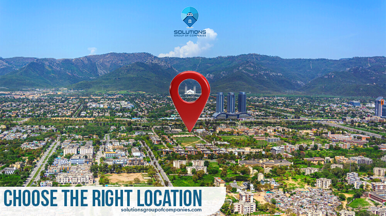 Choose the Right Location when buying a house.